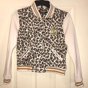 ⭐️Girls Leopard Bomber Jacket⭐️